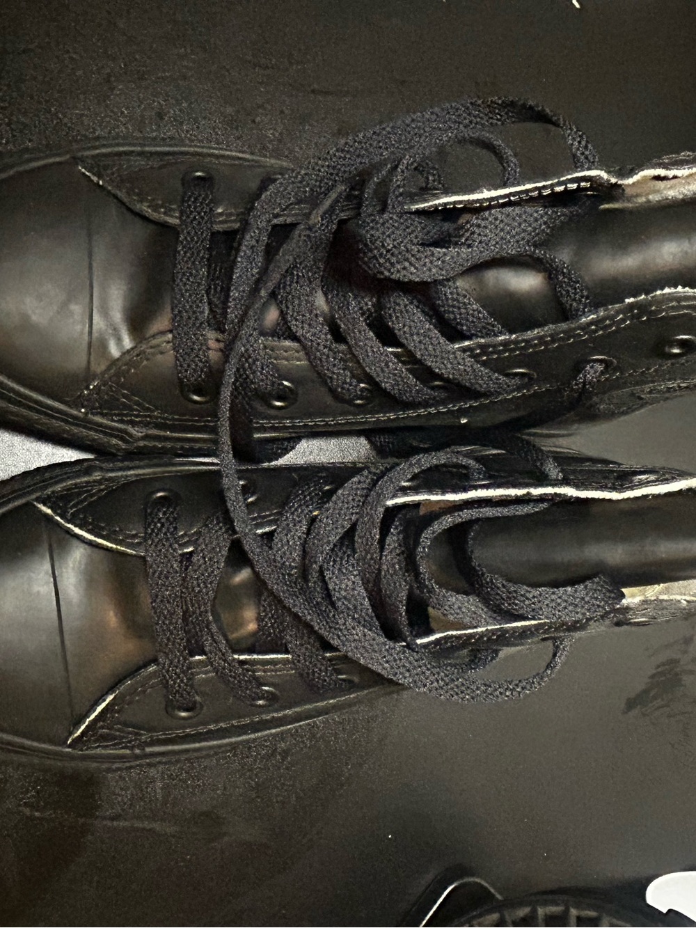 Kids Black High-Top Sneakers